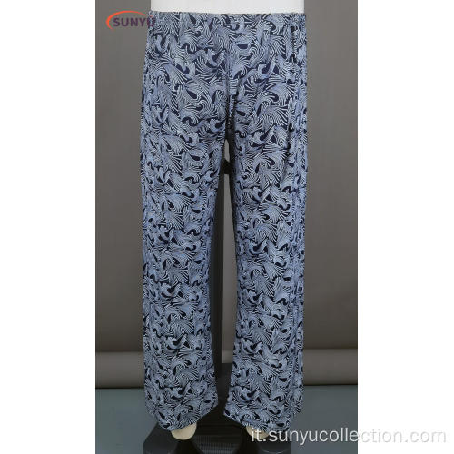 Ladie&#39;s Plus Size All Over Print Jersey Pants